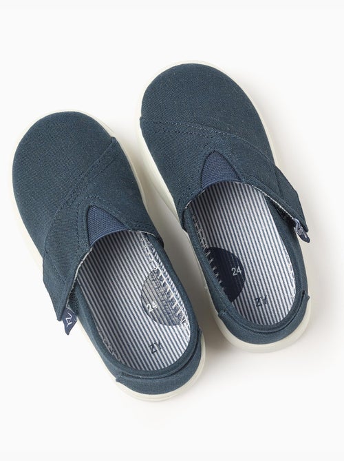 Espadrillas in lino con chiusura a strappo - Kiabi