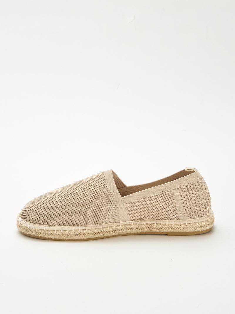 Espadrillas in mesh Beige - Kiabi