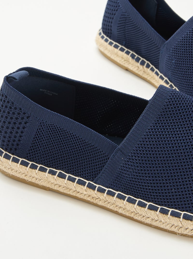 Espadrillas in mesh Blu - Kiabi
