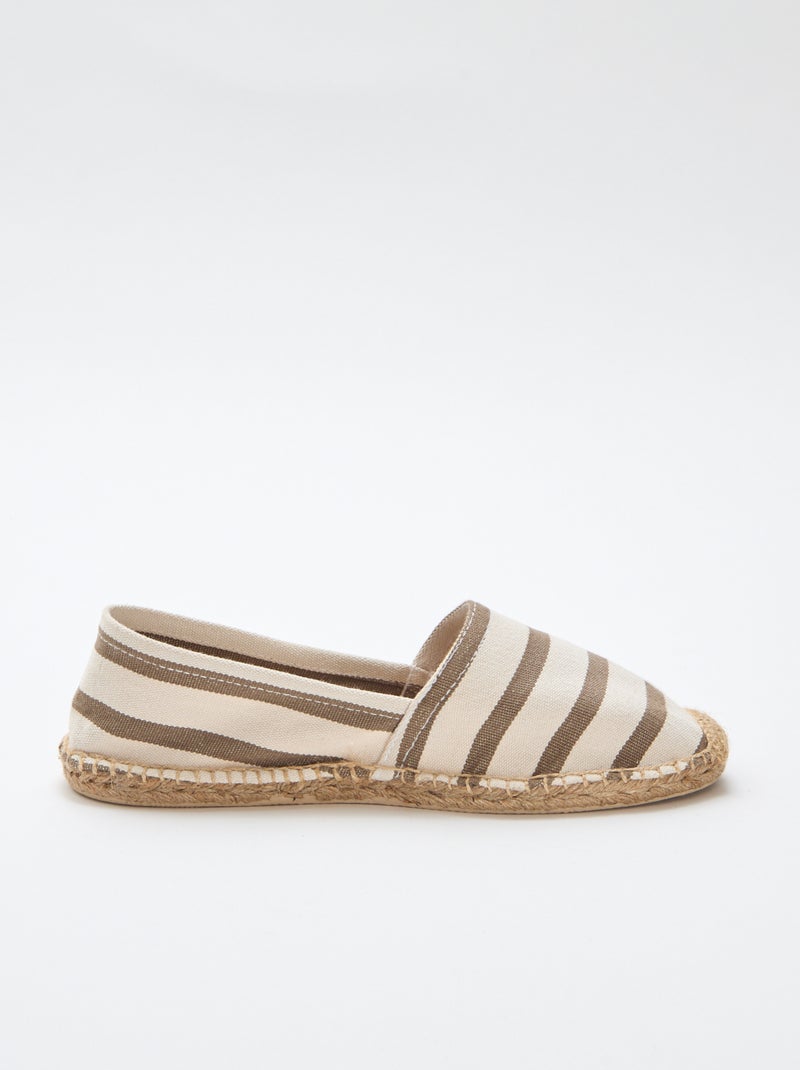 Espadrillas in mesh Kaki - Kiabi
