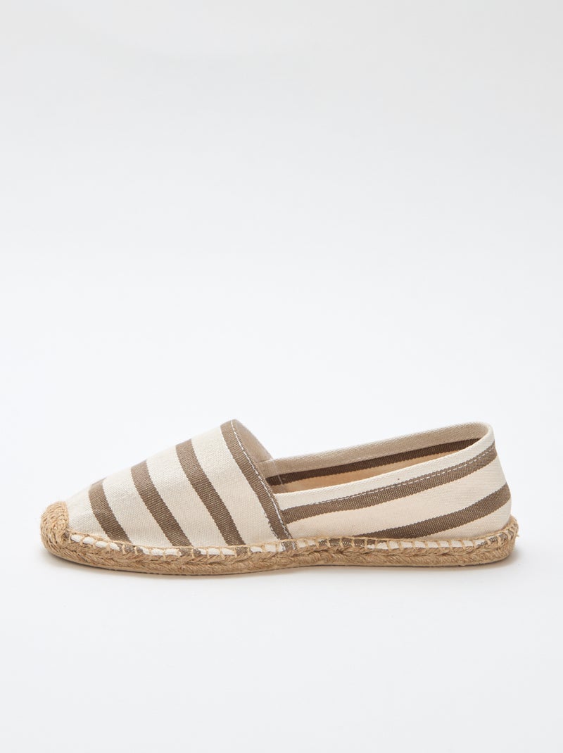 Espadrillas in mesh Kaki - Kiabi
