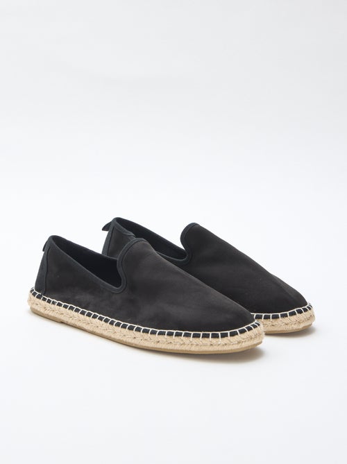 Espadrillas in similpelle scamosciata con suola piatta - Kiabi