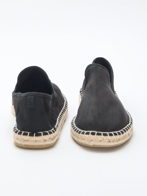 Espadrillas in similpelle scamosciata con suola piatta - Kiabi