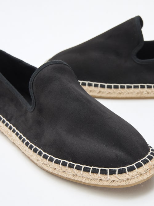 Espadrillas in similpelle scamosciata con suola piatta - Kiabi