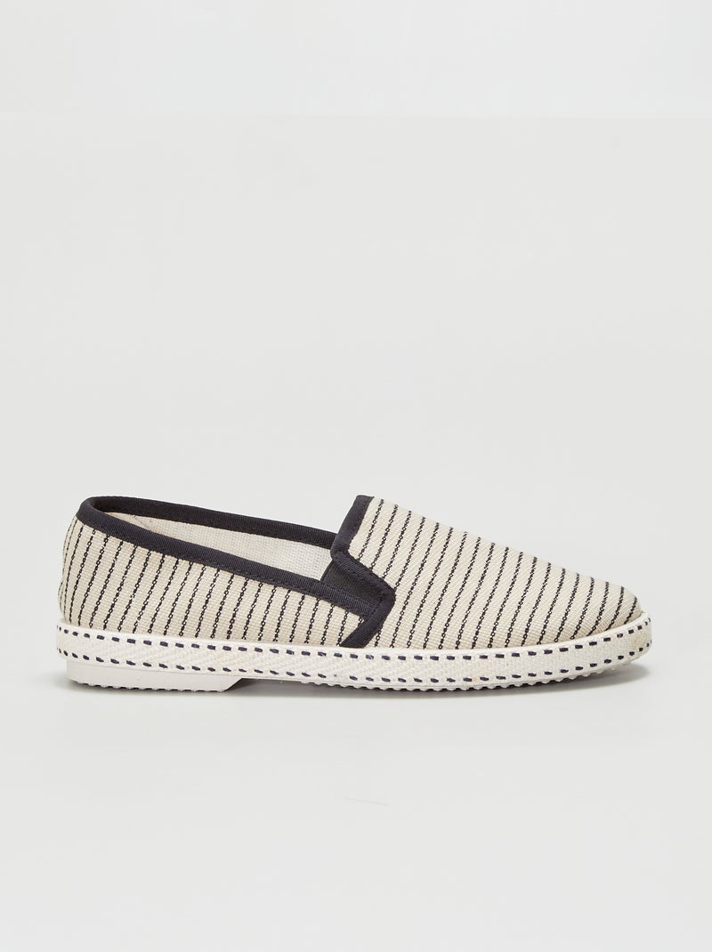 Espadrillas in tela beige - Kiabi