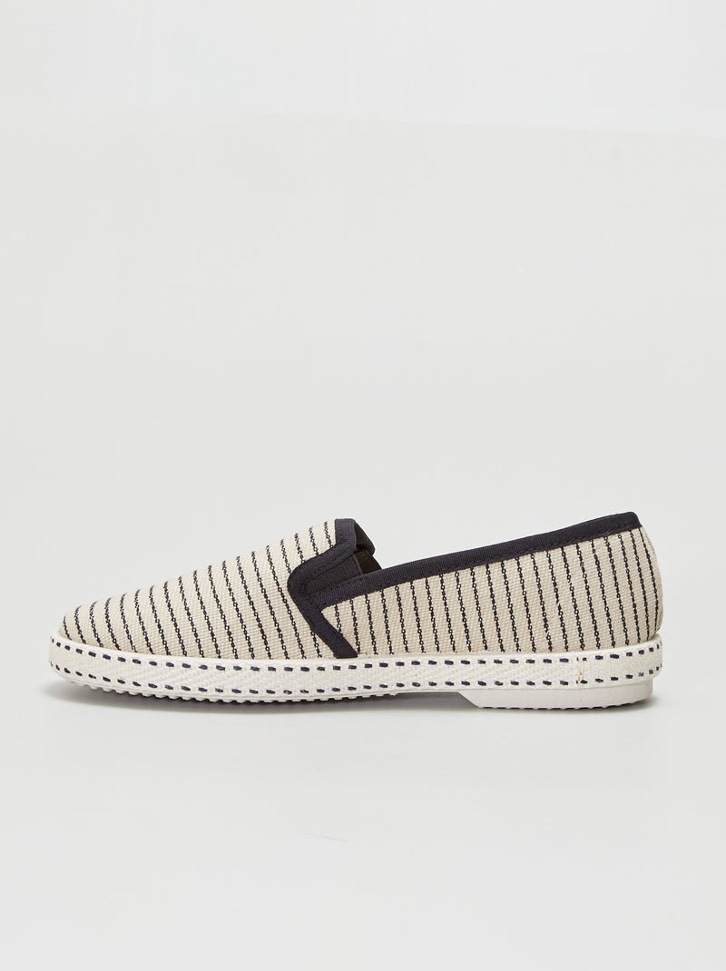 Espadrillas in tela beige - Kiabi