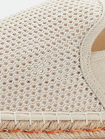 Espadrillas uomo scarpe da barca beige in tela fresco e fondo in spago  intrecciato moda businessman estate comodo. uomo malu shoes - Stileo.it