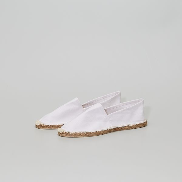 Espadrillas in tela uomo - bianco - Kiabi - 8,00€