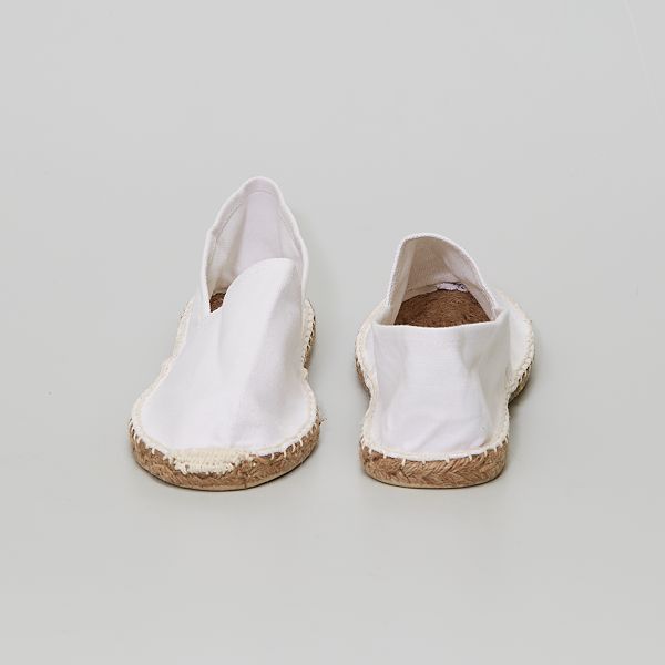 Espadrillas in tela uomo - bianco - Kiabi - 8,00€