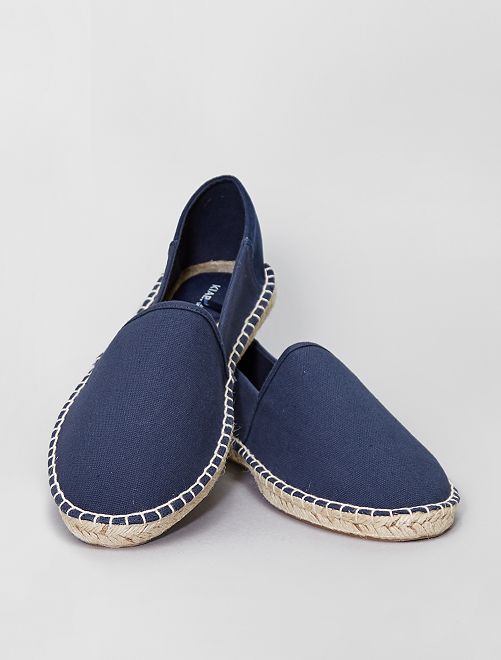 Espadrillas in tela - blu navy - Kiabi - 12.00€