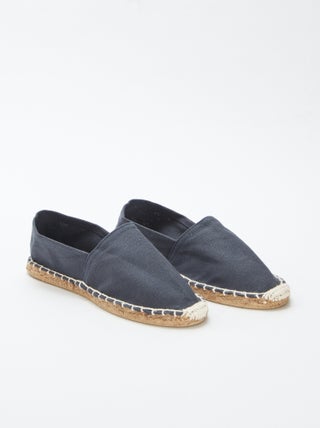 Espadrillas in tela in tinta unita