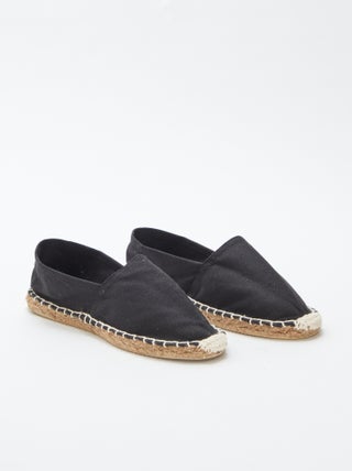 Espadrillas in tela in tinta unita