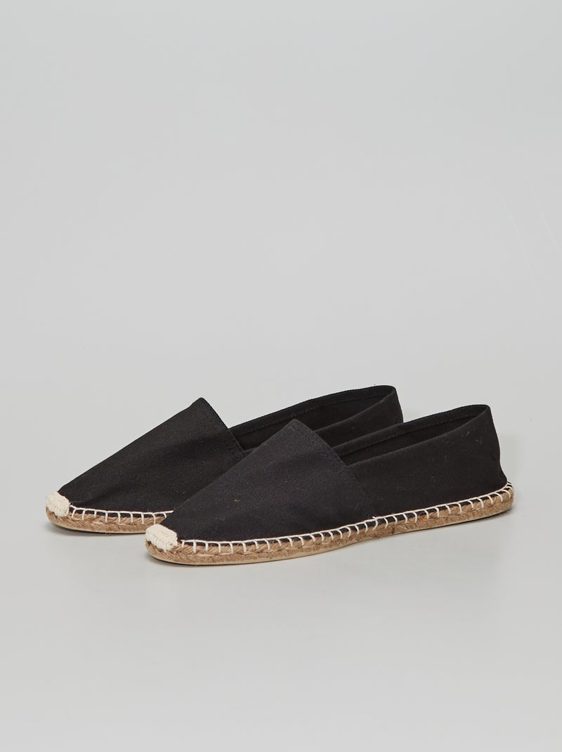 Espadrillas in tela nero - Kiabi
