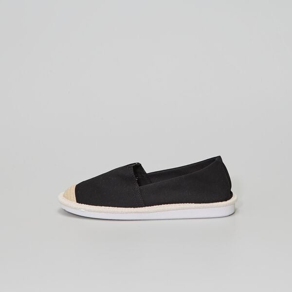 Espadrillas in tela Donna dalla 38 alla 52 - nero - Kiabi - 12,00€