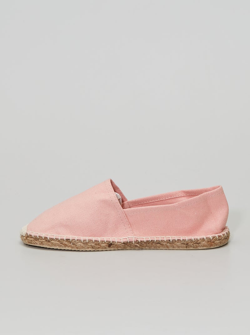 Espadrillas in tela rosa - Kiabi