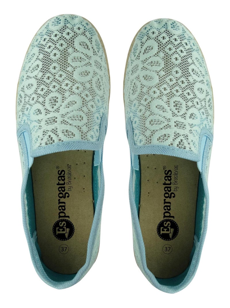 Espadrillas unisex Brasileras suola in gomma Blu cielo - Kiabi