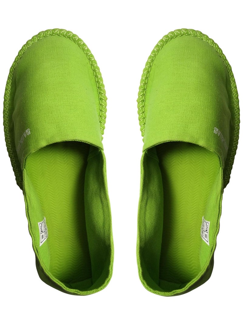 Espadrillas unisex Brasileras suola in gomma Verde chiaro - Kiabi