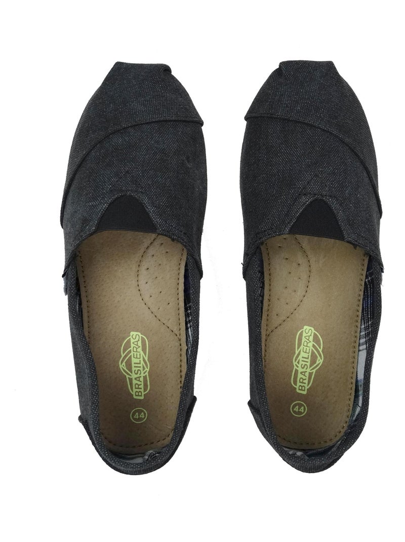 Espadrillas uomo Brasileras suola in gomma Nero - Kiabi