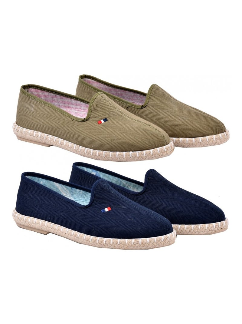 Espadrilles in Tela con suola antiscivolo Blu marino - Kiabi