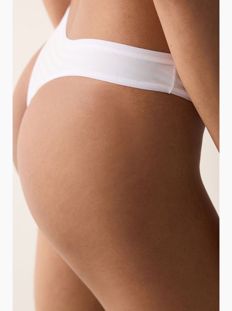 Essentials slip tanga penti Bianco - Kiabi