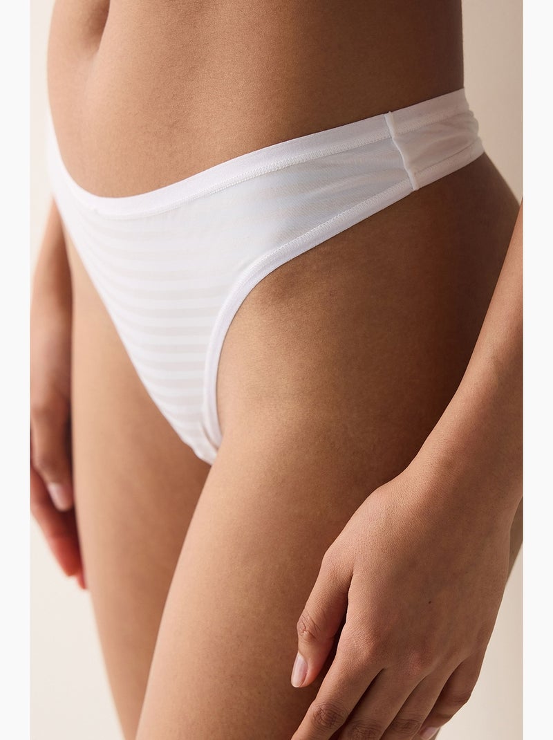 Essentials slip tanga penti Bianco - Kiabi
