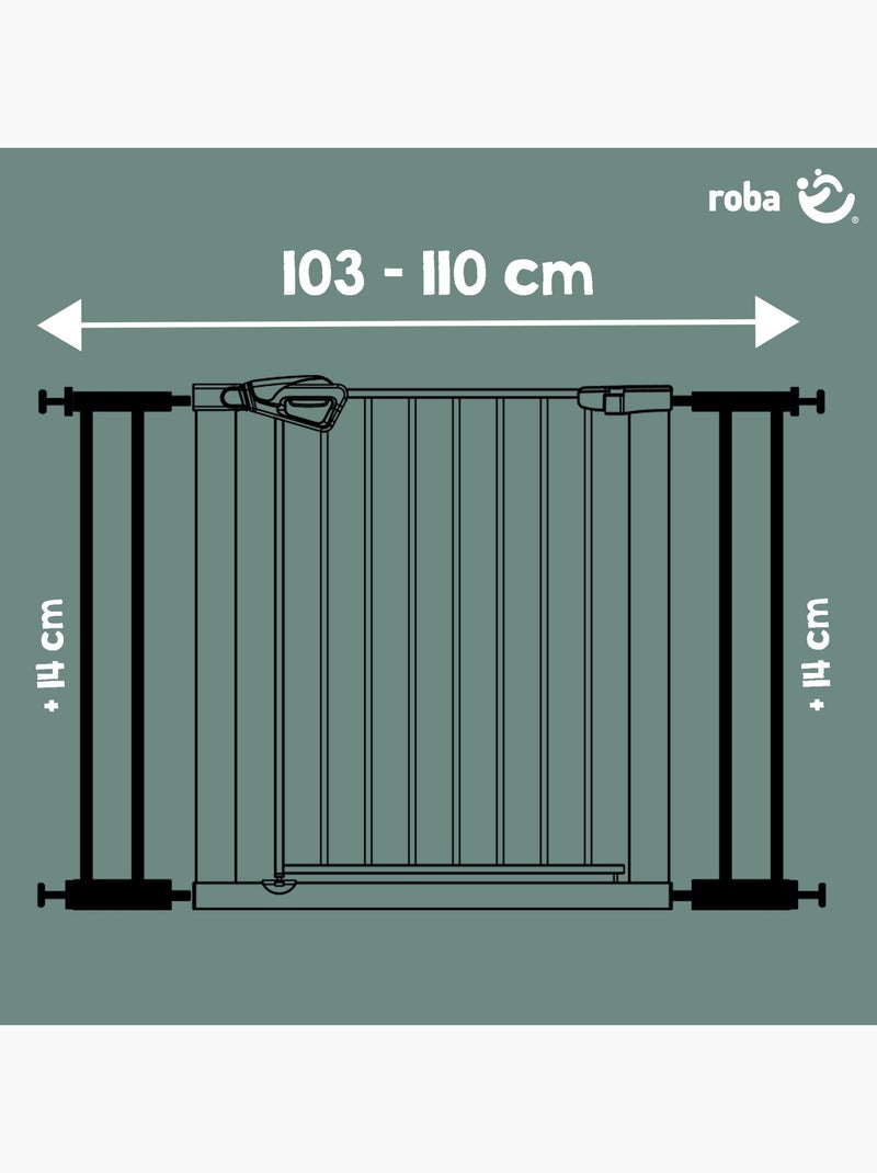 Estensione minimalista 14 cm per barriera di sicurezza easySafe+ – Roba Nero - Kiabi