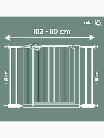 Estensione minimalista 14 cm per barriera di sicurezza easySafe+ – Roba