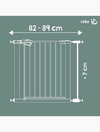 Estensione minimalista 7 cm per barriera di sicurezza easySafe+ – Roba