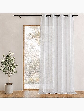 Etamine voile a righe verticali