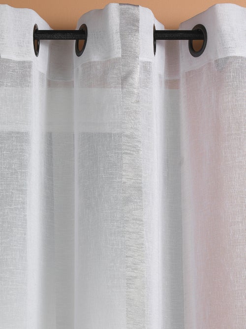 Etamine voile a righe verticali - Kiabi Etamine voile a righe verticali - Kiabi