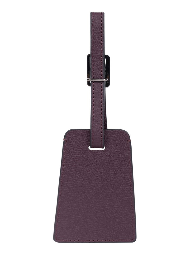 Etichetta per bagagli - Pelle DANDY Bordeaux - Kiabi