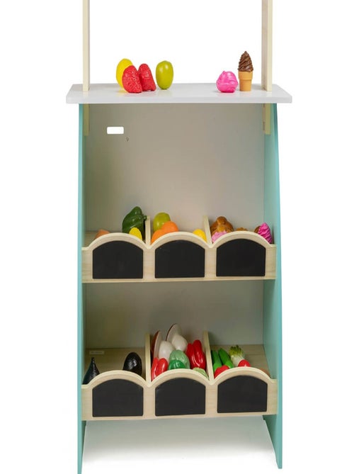 EUREKAKIDS - Banco da lavoro da commerciante in legno per bambini - Dai 3 ai 12 anni - Kiabi