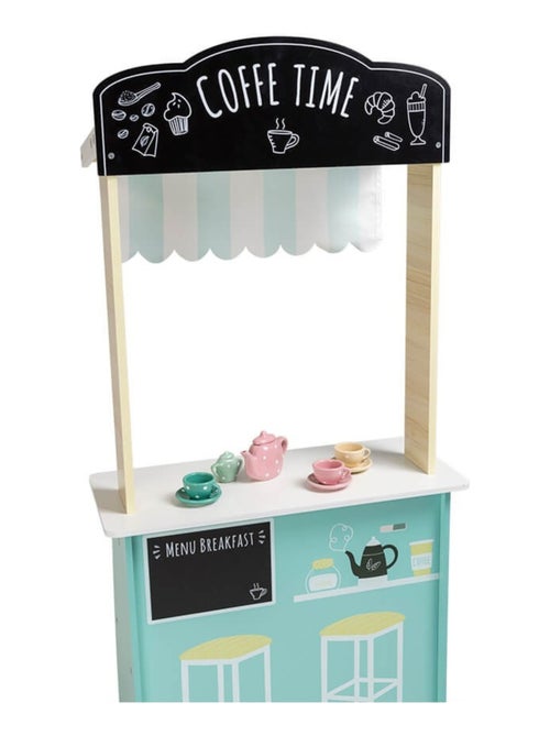 EUREKAKIDS - Banco da lavoro da commerciante in legno per bambini - Dai 3 ai 12 anni - Kiabi