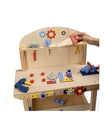 EUREKAKIDS - Banco da lavoro fai da te in legno per bambini - Dai 3 ai 12 anni
