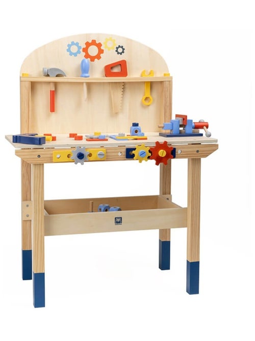 EUREKAKIDS - Banco da lavoro fai da te in legno per bambini - Dai 3 ai 12 anni - Kiabi