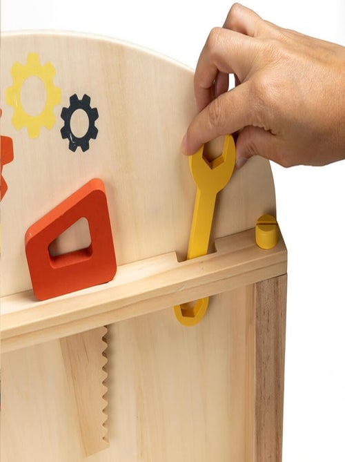 EUREKAKIDS - Banco da lavoro fai da te in legno per bambini - Dai 3 ai 12 anni - Kiabi