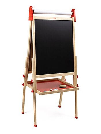 EUREKAKIDS - Lavagna in legno 3 in 1 per bambini - Dai 3 ai 12 anni