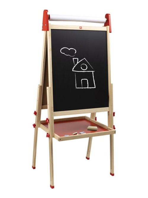 EUREKAKIDS - Lavagna in legno 3 in 1 per bambini - Dai 3 ai 12 anni - Kiabi