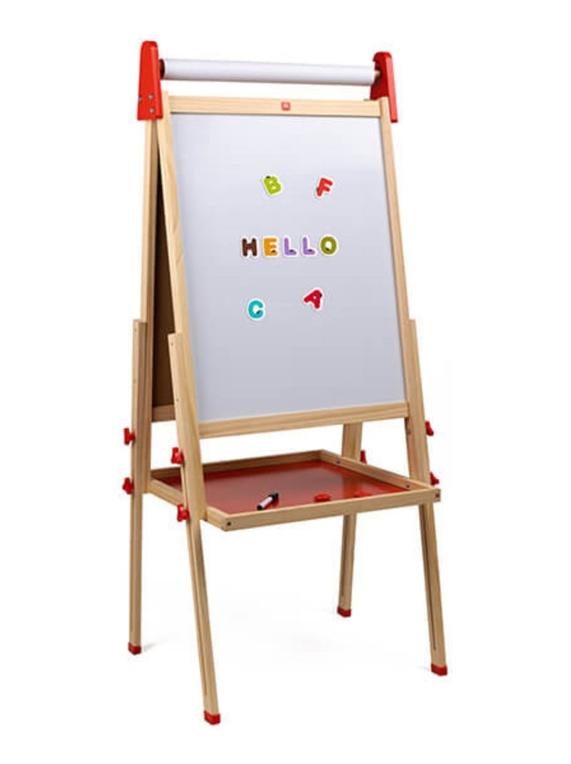 EUREKAKIDS - Lavagna in legno 3 in 1 per bambini - Dai 3 ai 12 anni N/D - Kiabi