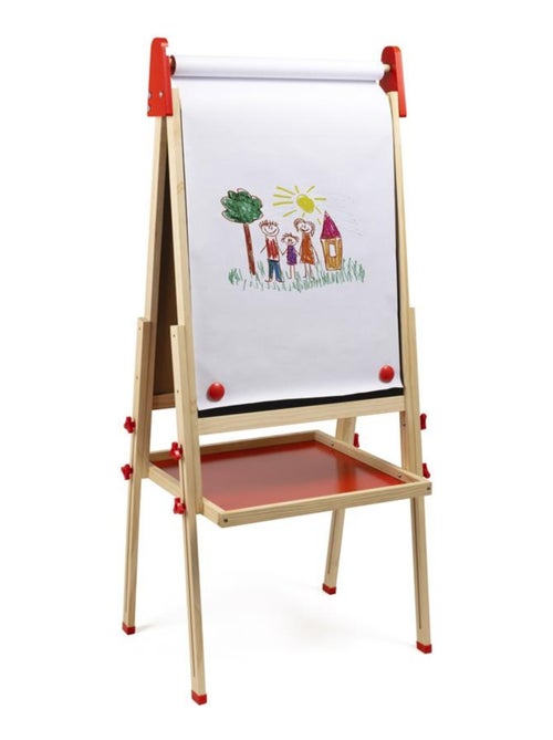 EUREKAKIDS - Lavagna in legno 3 in 1 per bambini - Dai 3 ai 12 anni - Kiabi