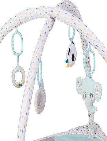 EUREKAKIDS - Tappetino da gioco per bambini con peluche sensoriali - Da 0 a 3 anni