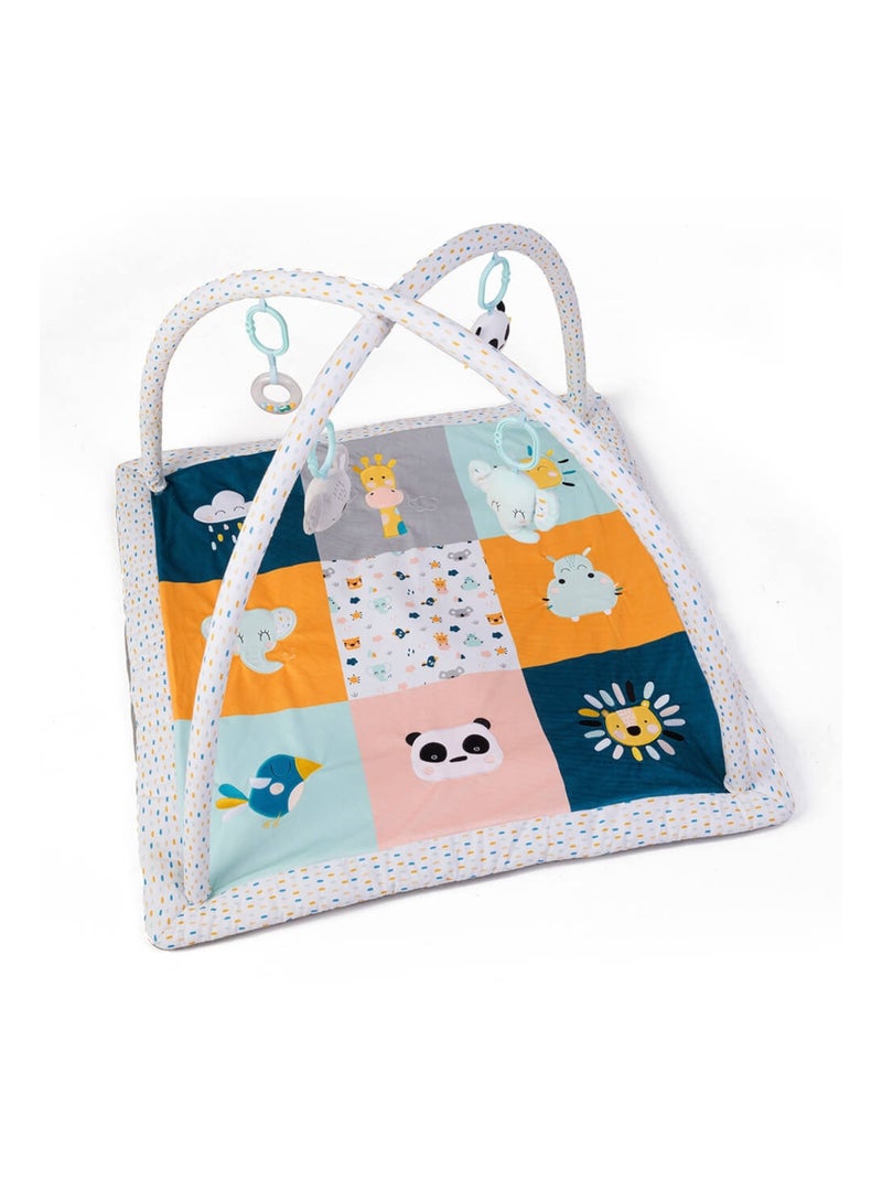 EUREKAKIDS - Tappetino da gioco per bambini con peluche sensoriali - Da 0 a 3 anni Multicolore - Kiabi