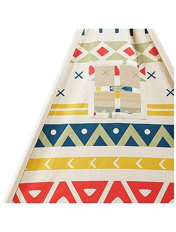 EUREKAKIDS - Tenda Tipi in legno per bambini - Dai 3 ai 12 anni
