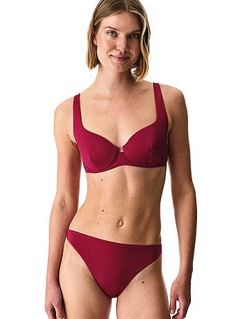 Evelyn bikini top con ferretto glitter penti