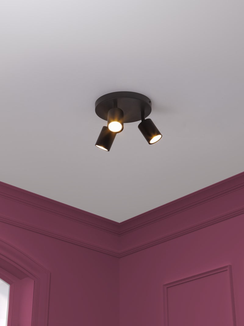 Faretto da soffitto a tripla regolazione Nero - Kiabi