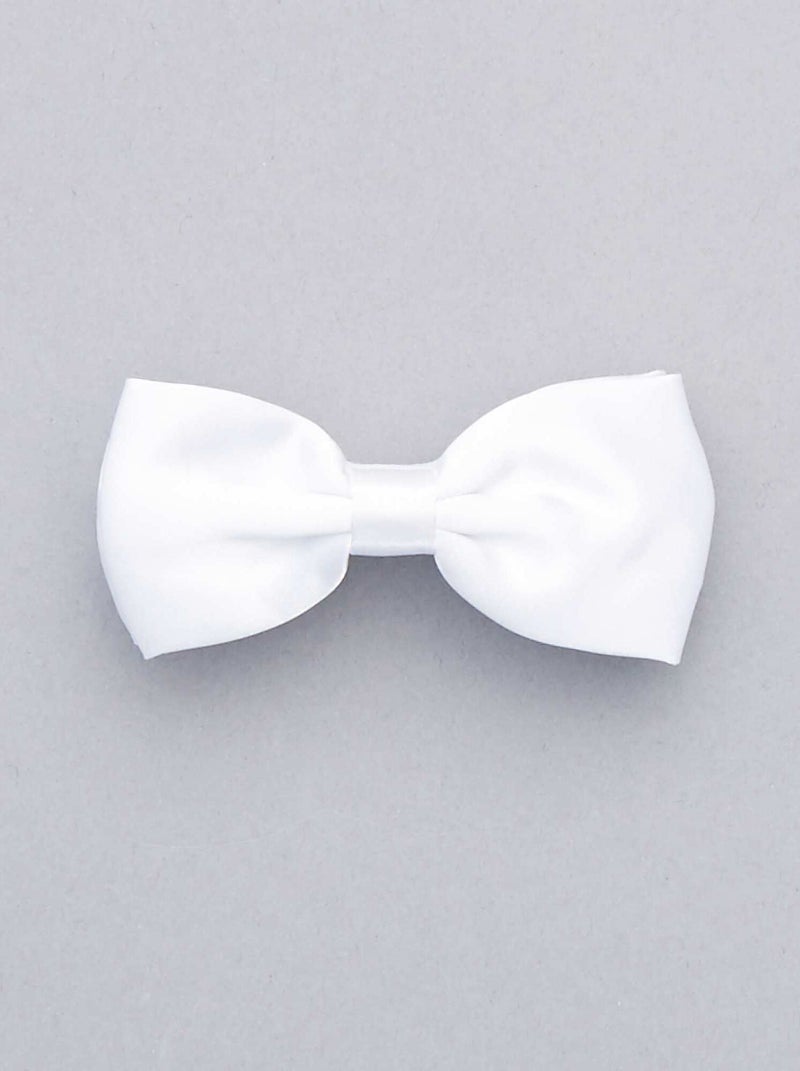 Farfallino raso bianco - Kiabi