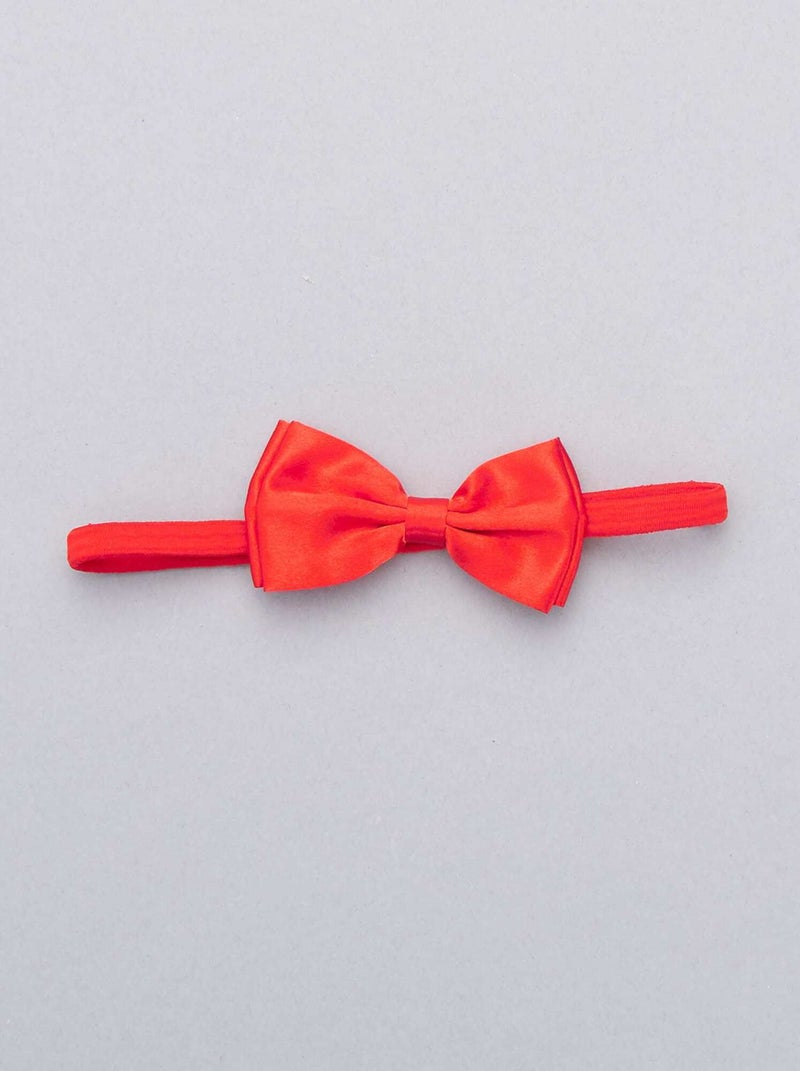 Farfallino raso rosso - Kiabi