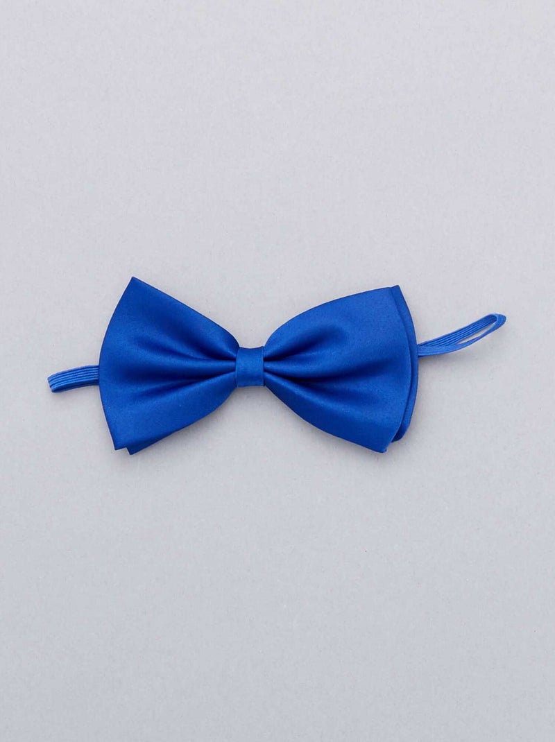 Farfallino tinta unita blu - Kiabi