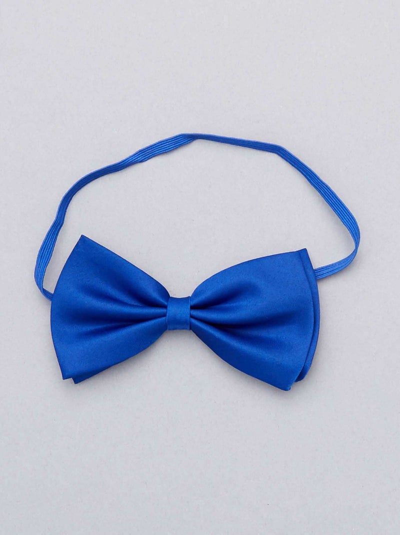 Farfallino tinta unita blu - Kiabi