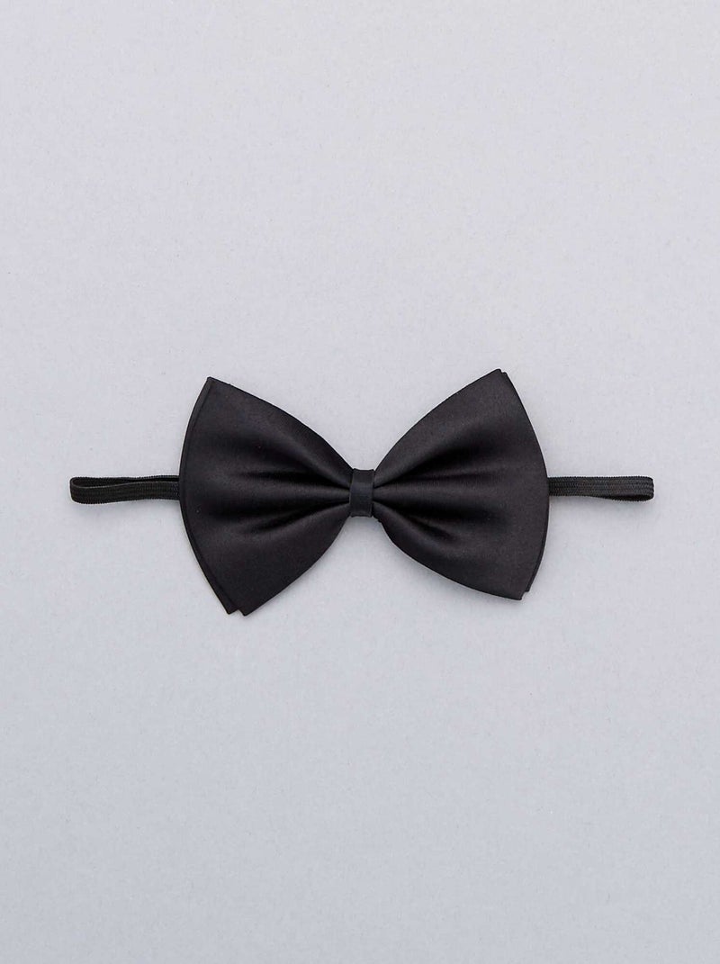 Farfallino tinta unita nero - Kiabi